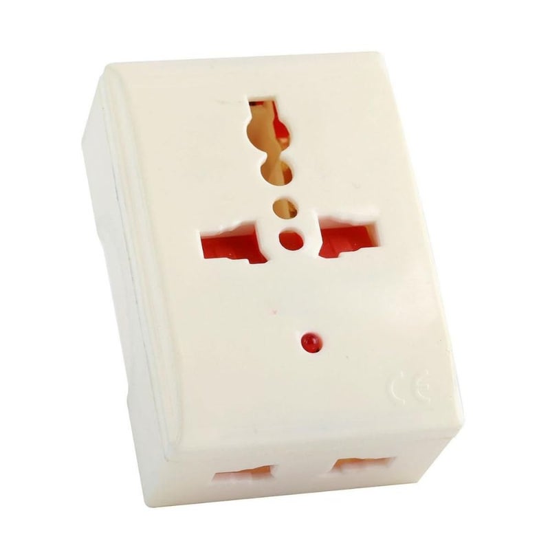 MANGO Worldwide Universal Power Adapter AllinOne International Travel Plug Converter for USA EU UK France Italy Australia UAE Portable Wall Charger Plug  3 Sided 13A Universal Terminator Adapter