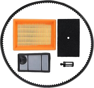 MOTOALL MOTOALL Cutquick Saw Drive Belt 3/8" x 34" and ts400 Air Filter ts400 Parts Filter Spark Plug for STHIL TS400 Concrete  - Image 1