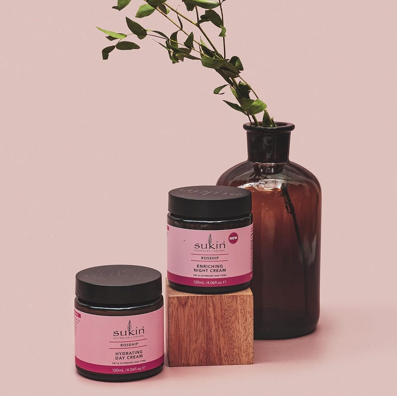Sukin Rosehip Enriching Night Cream - 120ml for Dry and Distressed Skin Types - Image 4