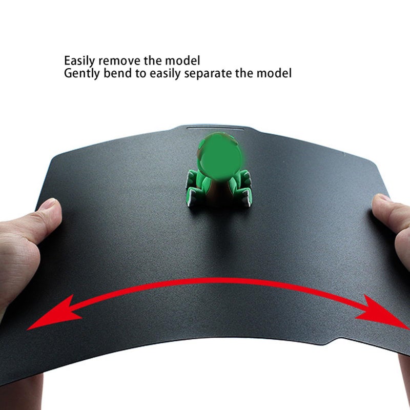 Flexible Build Plate Double Sided Cold Spray Resin Build Surface Compatible With PLA PETG For 3D Printers Including X1 P1 A1 Series - Image 3