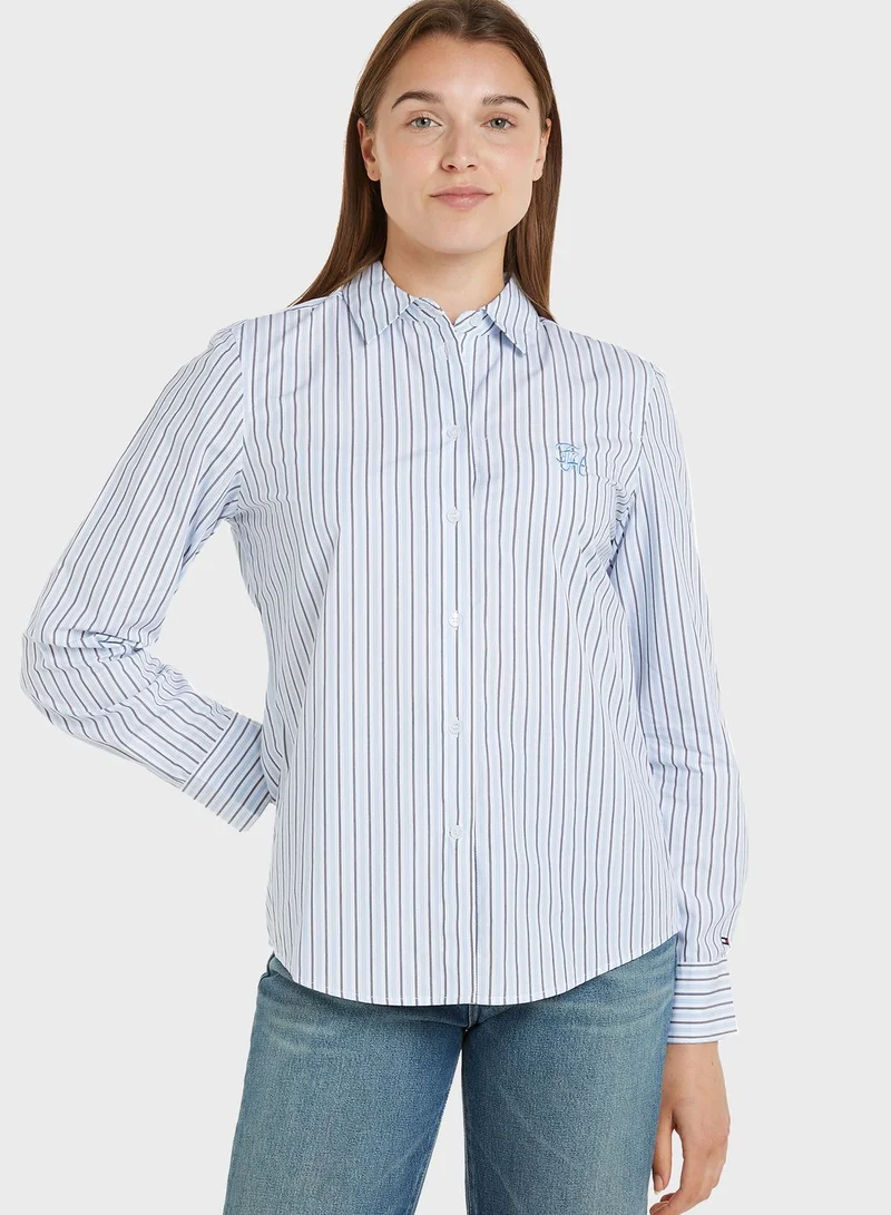TOMMY HILFIGER Striped Button Down Shirt