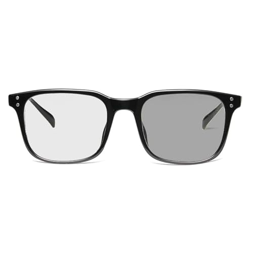 Vast® Photochromic Blue Cut Computer Glasses for Eye Protection | Zero Power, Anti Glare & Blu Light Filter Glasses | UV Protect Specs for Men & Women |TR90 Frames & CR39 Blue Cut Lens |2 IN 1 (Grey) - Image 1