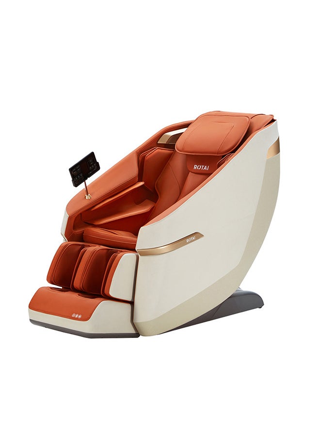 ROTAI - Jimny Massage Chair,Magnetic Massage Mechanism, 22 Auto Programs, Heat Theraphy, Zero Gravity, Intelligent Voice and Bluetooth - Massage Chair with 10 Years Warranty - Orange - Image 1