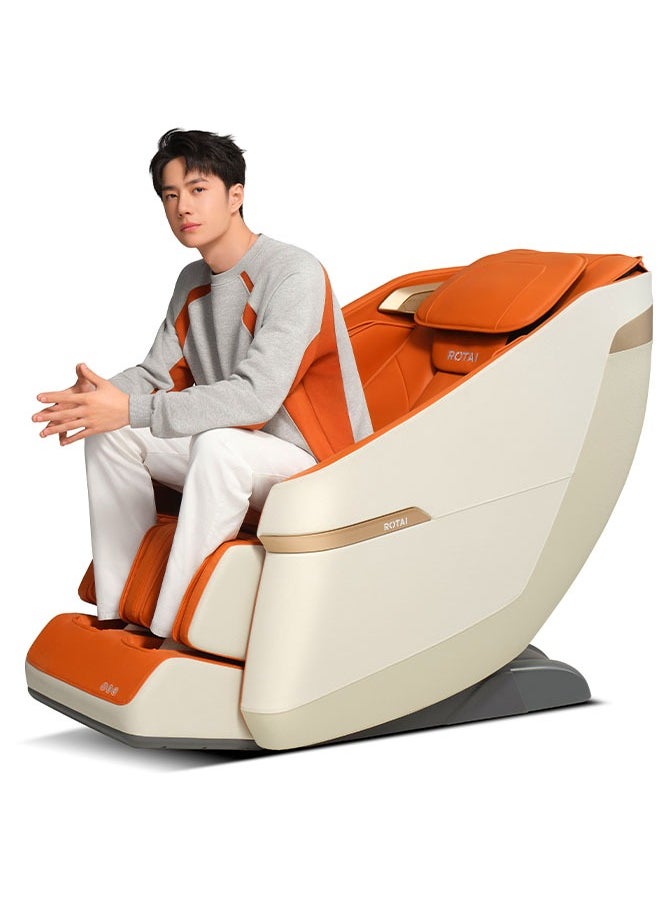 Jimny Massage Chair,Magnetic Massage Mechanism, 22 Auto Programs, Heat Theraphy, Zero Gravity, Intelligent Voice and Bluetooth - Massage Chair with 10 Years Warranty - Orange - pzsku/Z3C61E45DA0E0C5C8C6A1Z/45/_/1737114705/633ac904-fc9c-4f35-823d-42878c16f133