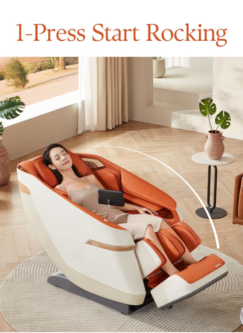 Jimny Massage Chair,Magnetic Massage Mechanism, 22 Auto Programs, Heat Theraphy, Zero Gravity, Intelligent Voice and Bluetooth - Massage Chair with 10 Years Warranty - Orange - pzsku/Z3C61E45DA0E0C5C8C6A1Z/45/_/1738575476/2158f443-f2a9-419e-b16d-58445121f172