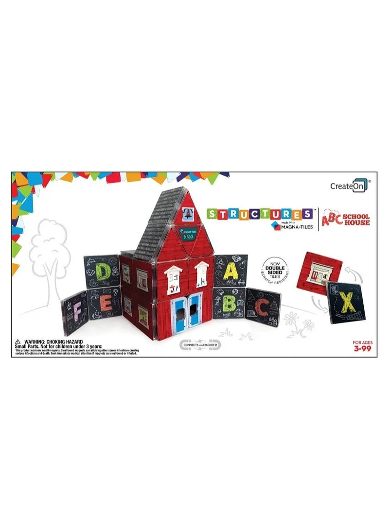 MAGNA-TILES CreateOn ABC School House