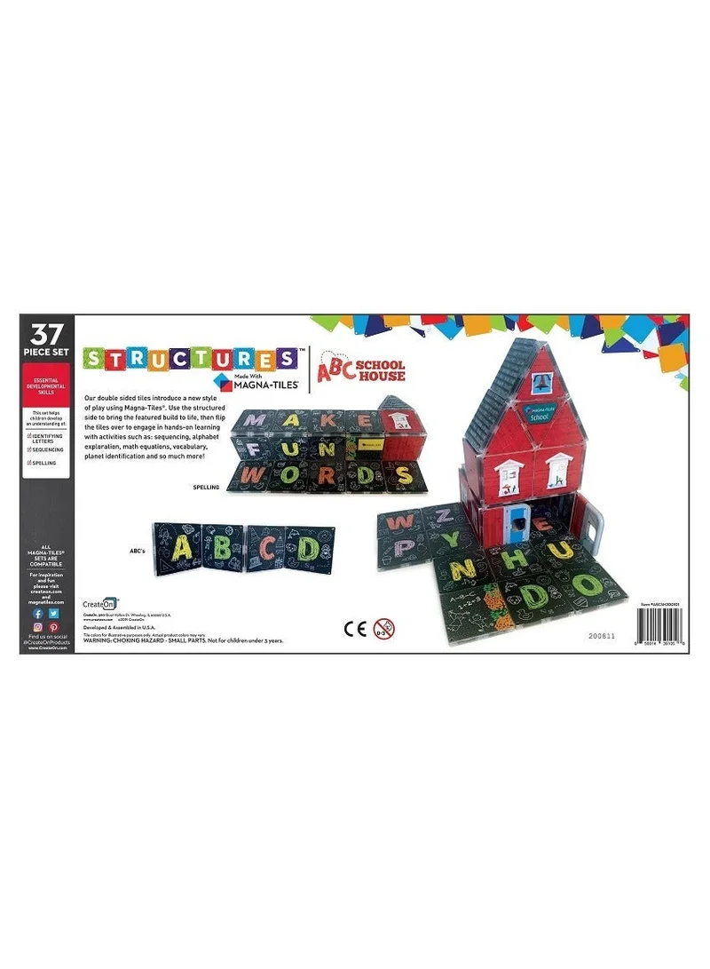 MAGNA-TILES CreateOn ABC School House