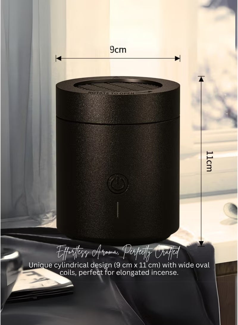 ELTRAZONE Rechargeable Electric Bakhoor Burner Portable USB Incense Burner for Oud Home Car Office Use Long Battery Life Muslim Gift - Image 4