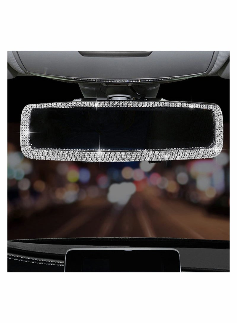 Excefore Bling Rhinestone Car Rear View Mirror - Image 2