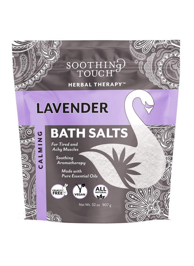 Soothing Touch W67369L32 Bath Salts Lavender 32Ounce 