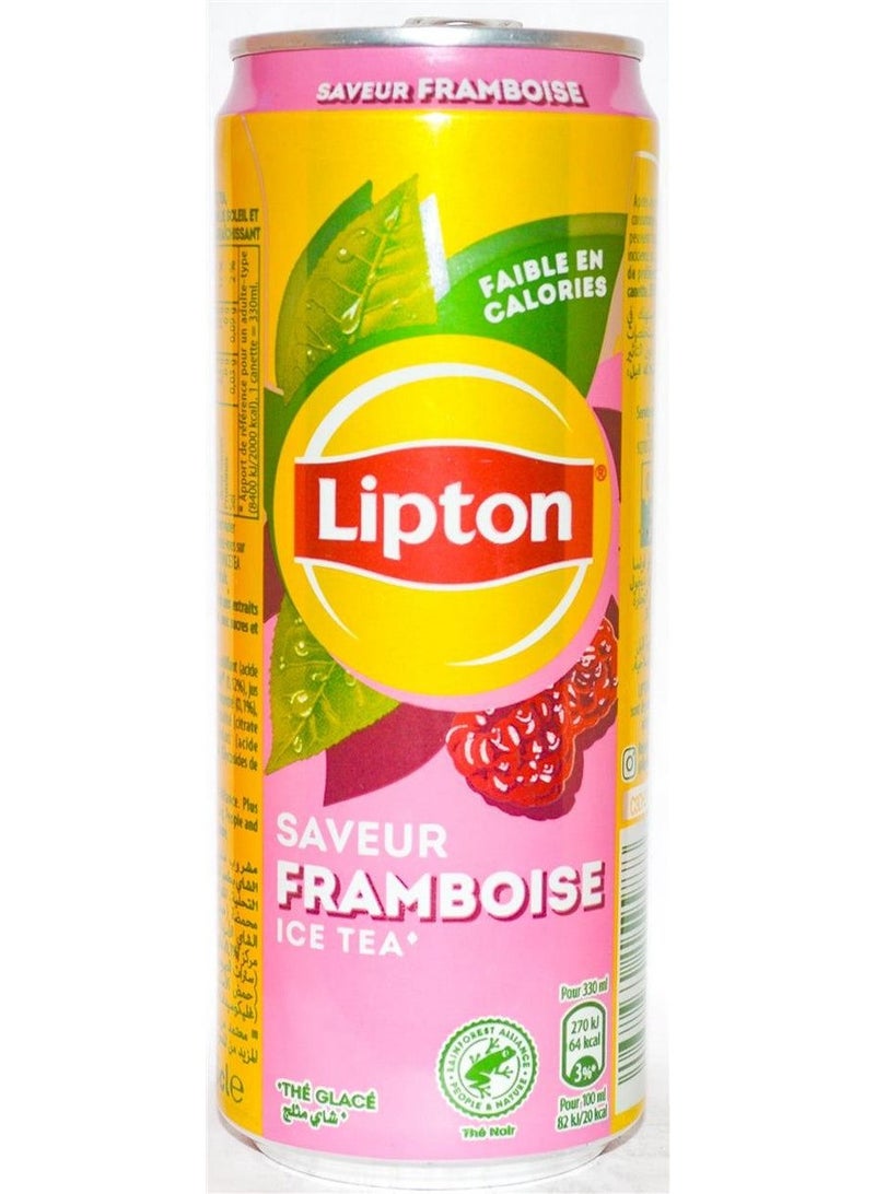 ليبتون شاي مثلج فرامبويز علبة ٣٣٠ مل