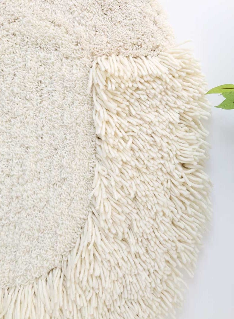 Ramsha ديكور حائط يدوي للتعليق، سجادة حائط من الصوف لغرفة النوم وغرفة المعيشة 80x125 سم - Image 2