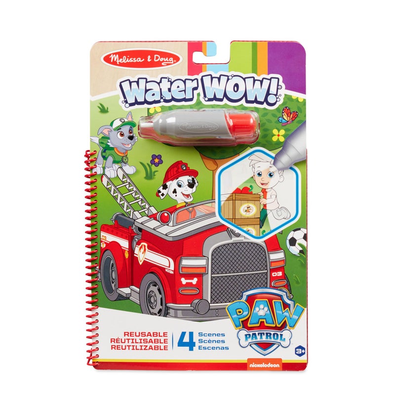 Melissa & Doug PAW Patrol Water Wow! Marshall Water Reveal Travel Book Activity Pad | 3+ | Gift for Boy or Girl - Image 1