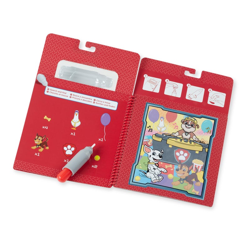 Melissa & Doug PAW Patrol Water Wow! Marshall Water Reveal Travel Book Activity Pad | 3+ | Gift for Boy or Girl - Image 3