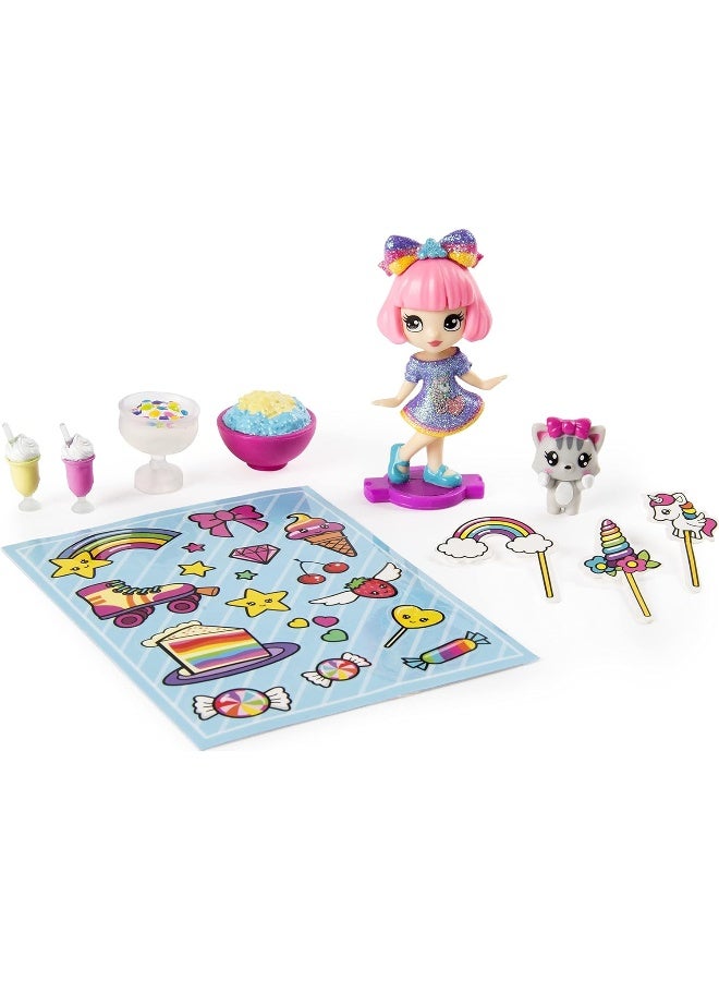 Spin Master Party Popteenies - Double Surprise Popper, with Confetti, Collectible Mini Doll & Accessories, for Ages 4 & Up (Styles May Vary)