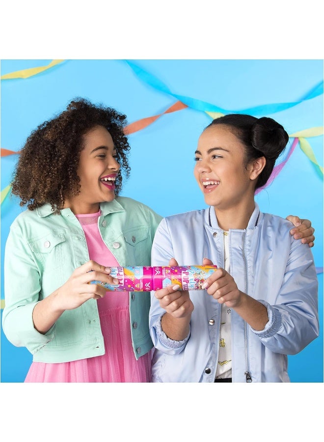 Spin Master Party Popteenies - Double Surprise Popper, with Confetti, Collectible Mini Doll & Accessories, for Ages 4 & Up (Styles May Vary)