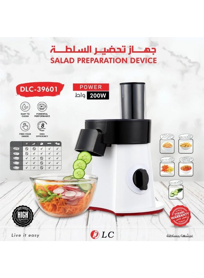 D L C Electric slicer for chopping and grating vegetables, fruits, and cheese, multi-functional -39601 - Image 3