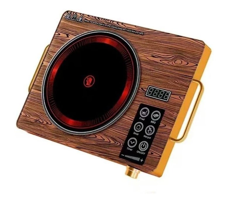 3500W Electric Hob with Digital Timer and LED Touchscreen (SM001B) - Image 1