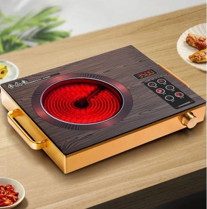 3500W Electric Hob with Digital Timer and LED Touchscreen (SM001B) - Image 2
