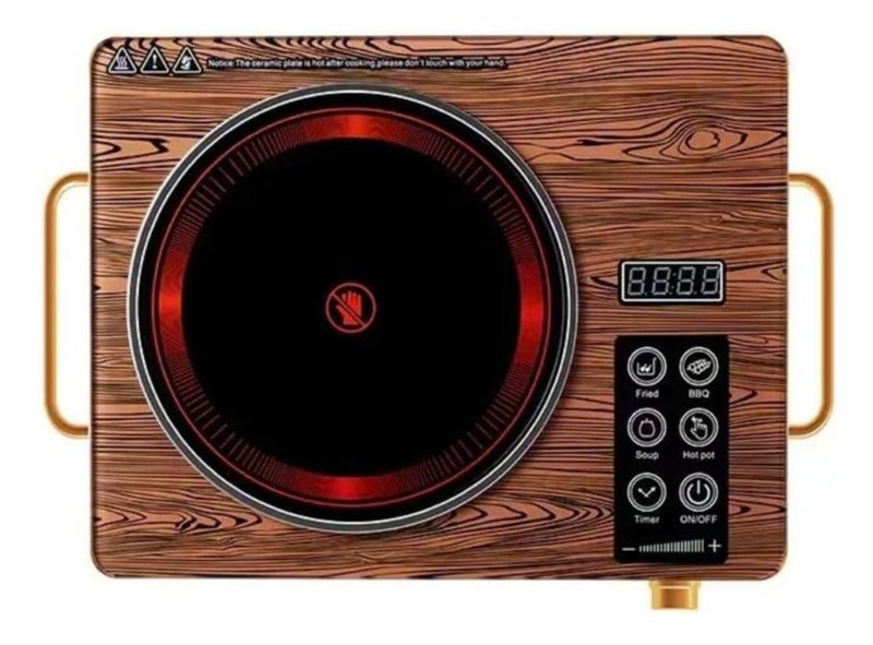 3500W Electric Hob with Digital Timer and LED Touchscreen (SM001B) - Image 3