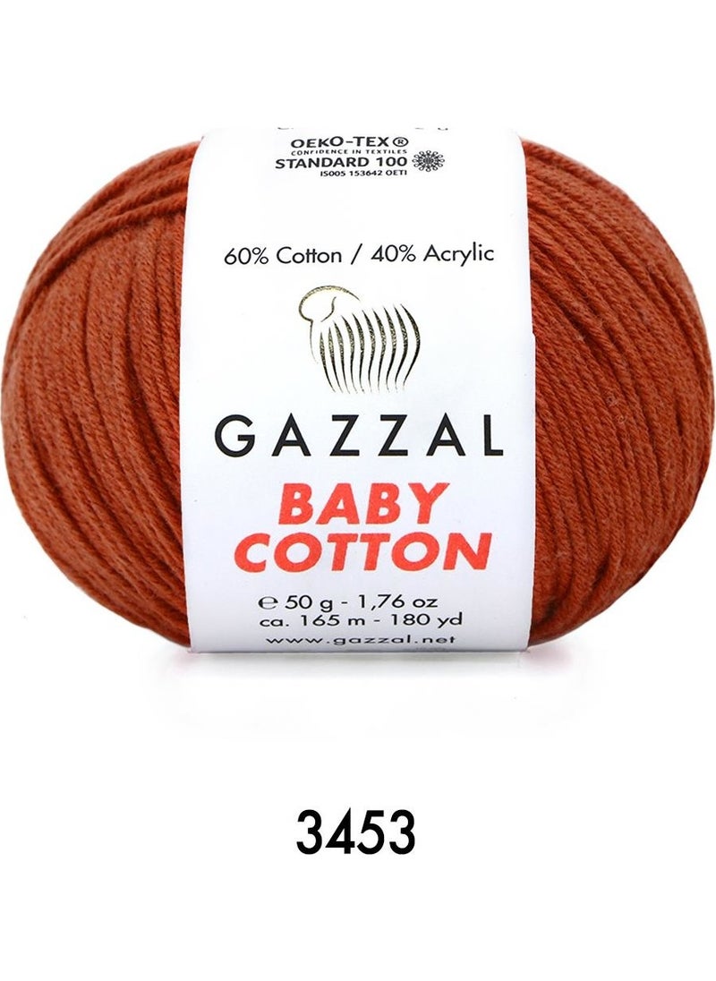 Gazzal Baby Cotton Amigurumi 50GR - Knitting Yarn 