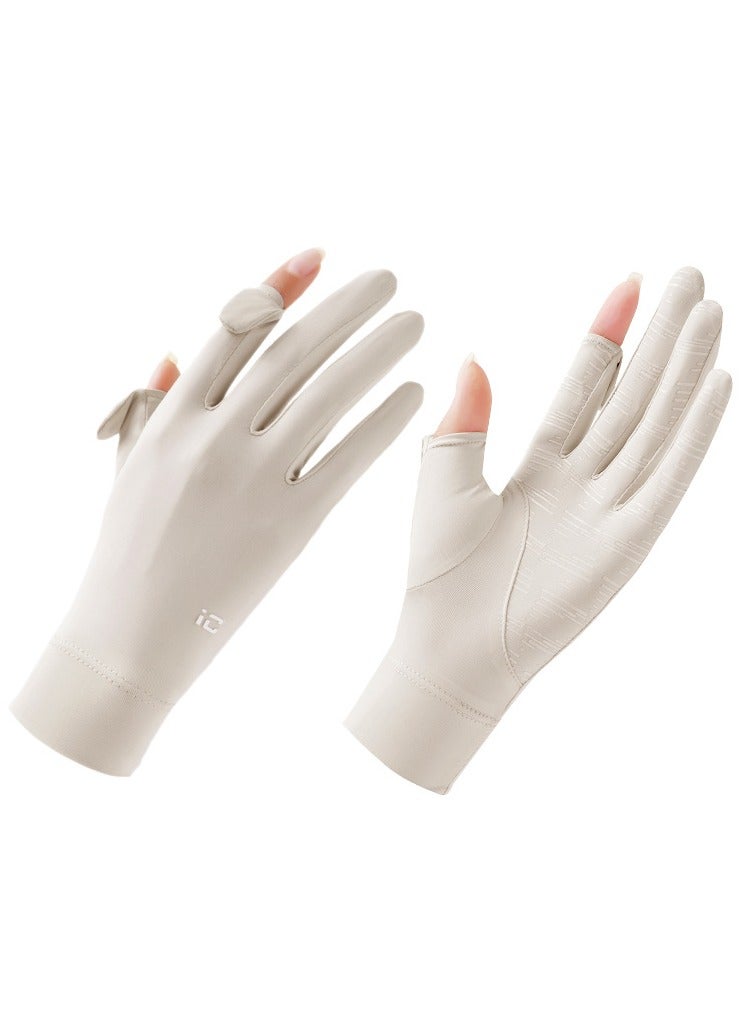 Women's Gloves Driving Gloves Non-slip Sun Protection Summer UV Protection Gloves - Image 1
