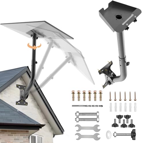 Cmilodi Starlink Mount,Starlink Gen 3 Mount with Adjustable Telescoping Pole for Wall /Roof(Concrete or Wood) ,Easy Installation for Starlink Gen 3 - Image 1