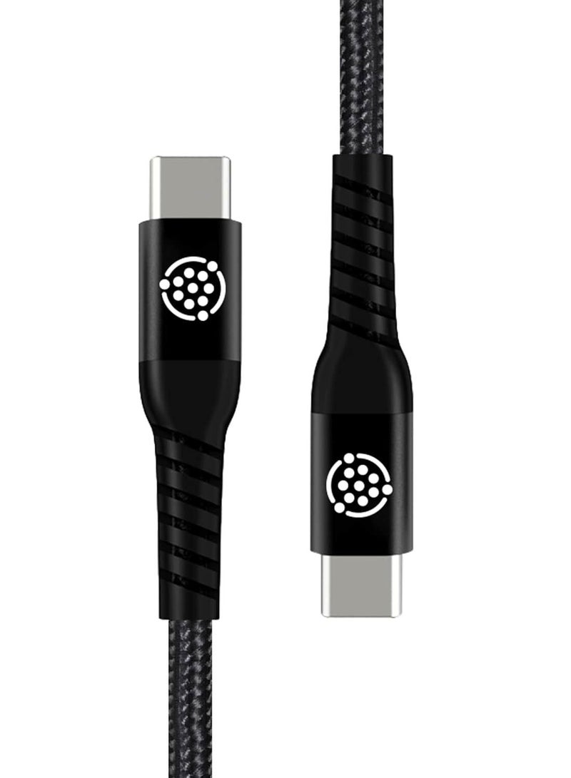 DOTS BLUE USB-C TO USB-C 100W DATA CABLE - Image 4