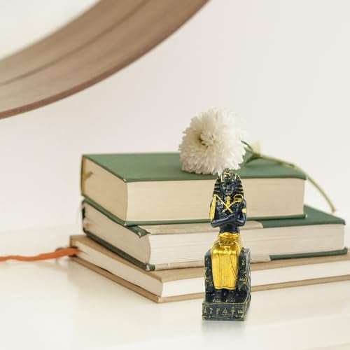 TRANSGOOD Egyptian Pharaoh Mini Size Statue Tutankhamun Figurine Collectible Decorative Sculpture Egypt Souvenirs - Image 2