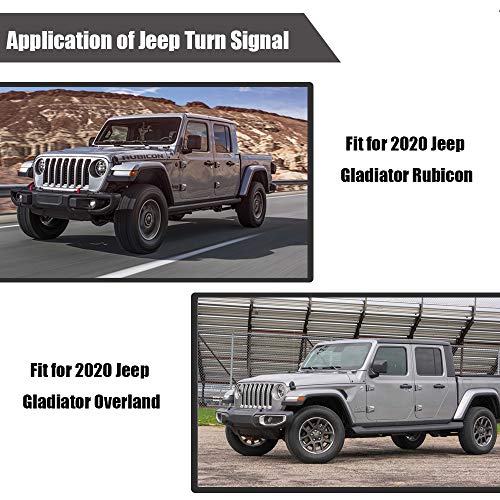 Skdorpfm J-eep Gladiator Switchback LED Turn Signal Lights Lamp Bulbs and Parking DRL Kit for 2020 JT Gladiator Rubicon Overland,5 Year Warranty - Image 4