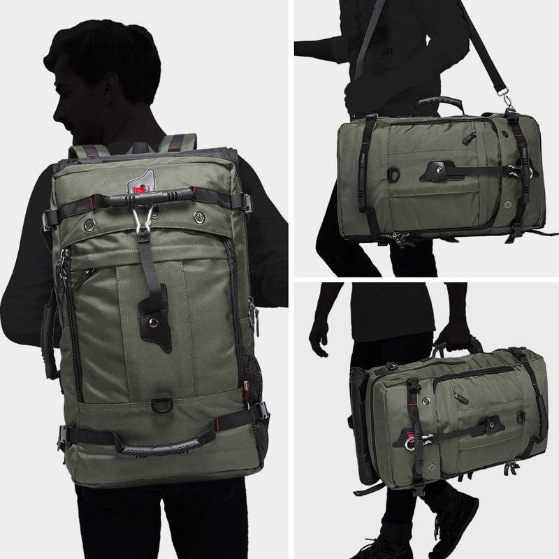 KAKA Travel Backpack, Carry On Backpack Durable Convertible Duffle Bag Fit for 15.6 Inch Laptop for Men and Women(Medium 35L) - Image 2