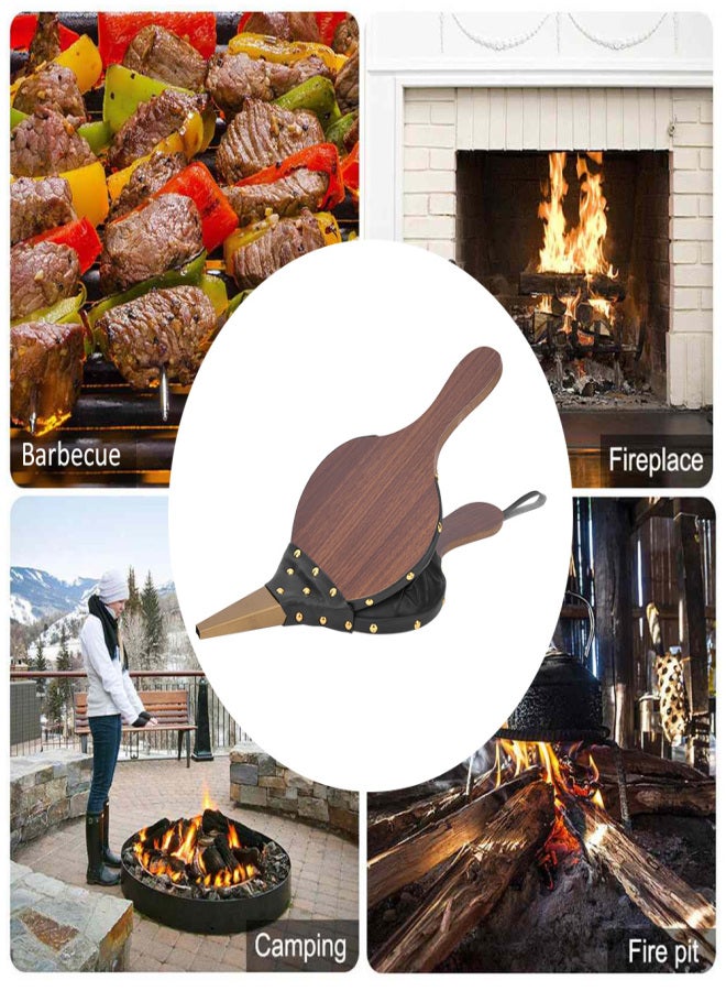 Craft Manual Solid Wood Bellows Craft Collection Handicrafts for Fire and Dust Removal - Image 5