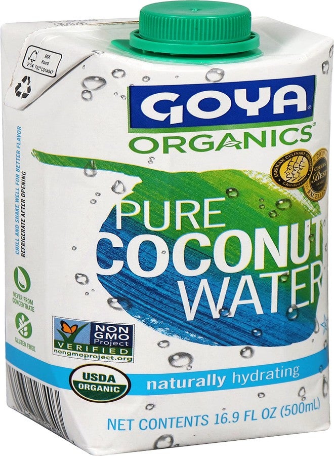 Goya Organic 100% Pure Coconut Water, 16.9 Ounce (Pack of 2) - Image 2