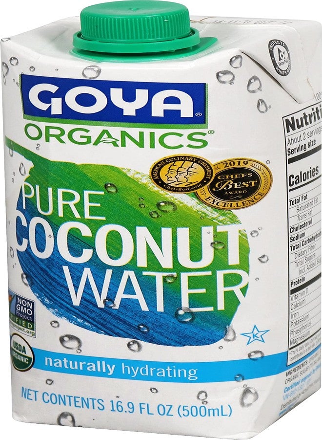 Goya Organic 100% Pure Coconut Water, 16.9 Ounce (Pack of 2) - Image 3