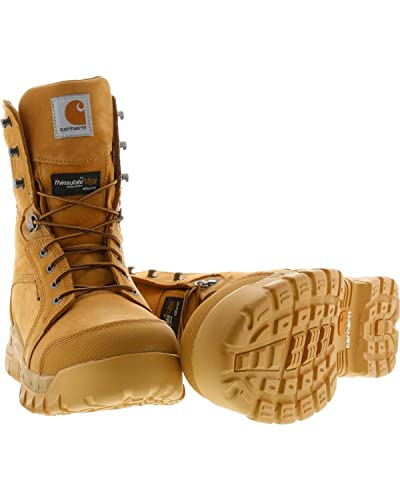 Carhartt Footwear CMF8058 Rugged Flex® 8-Inch Waterproof Insulated Work - 10 ½ W - Wheat - Image 4