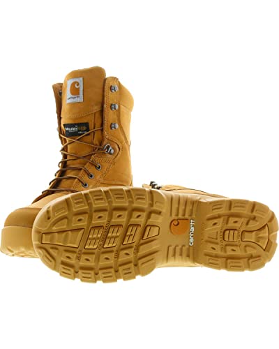 Carhartt Footwear CMF8058 Rugged Flex® 8-Inch Waterproof Insulated Work - 10 ½ W - Wheat - Image 5