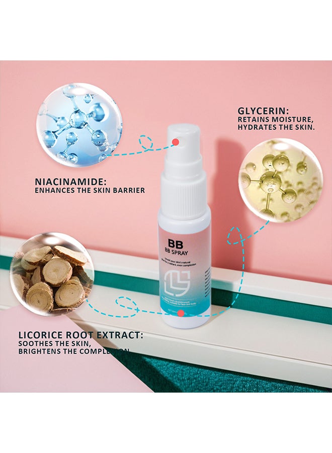 BB Concealer BB spray, delicate waterproof and sweat-proof makeup isolation lazy spray 20ml - Image 3