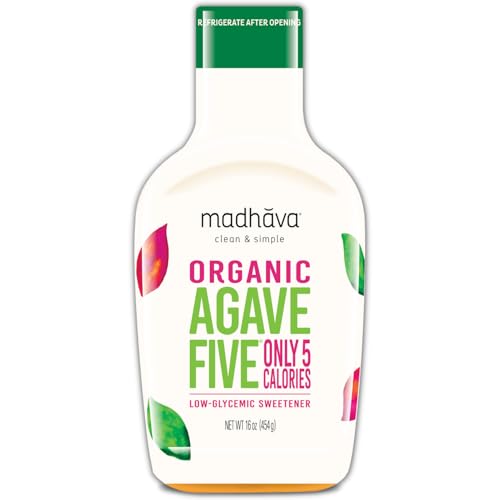 MADHAVA Organic AgaveFIVE, 16 oz. Bottle (Pack of 1) - Image 3