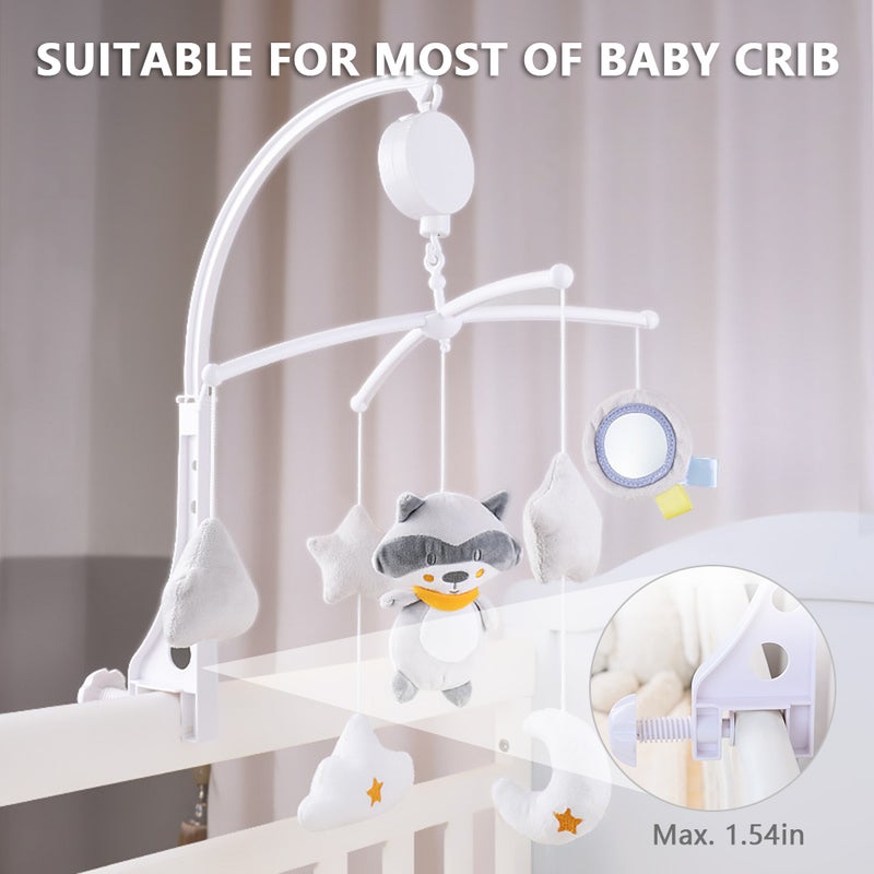 Musical Baby Crib Mobile with Hanging Rotating Toys Infant Bed Decoration for Baby Boys Girls - Image 3