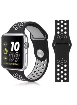 Apple Watch Soft Silicone Sport Band Nike+ Sport Edition Replacement Wrist Strap Compatible for 45,44,42mm Series 7/6/5/4/3/2/1 - pzsku/Z3C634B4BFA3A17502D3EZ/45/_/1687704203/3f358fa0-2b9d-476d-b0a3-9c01da54e979