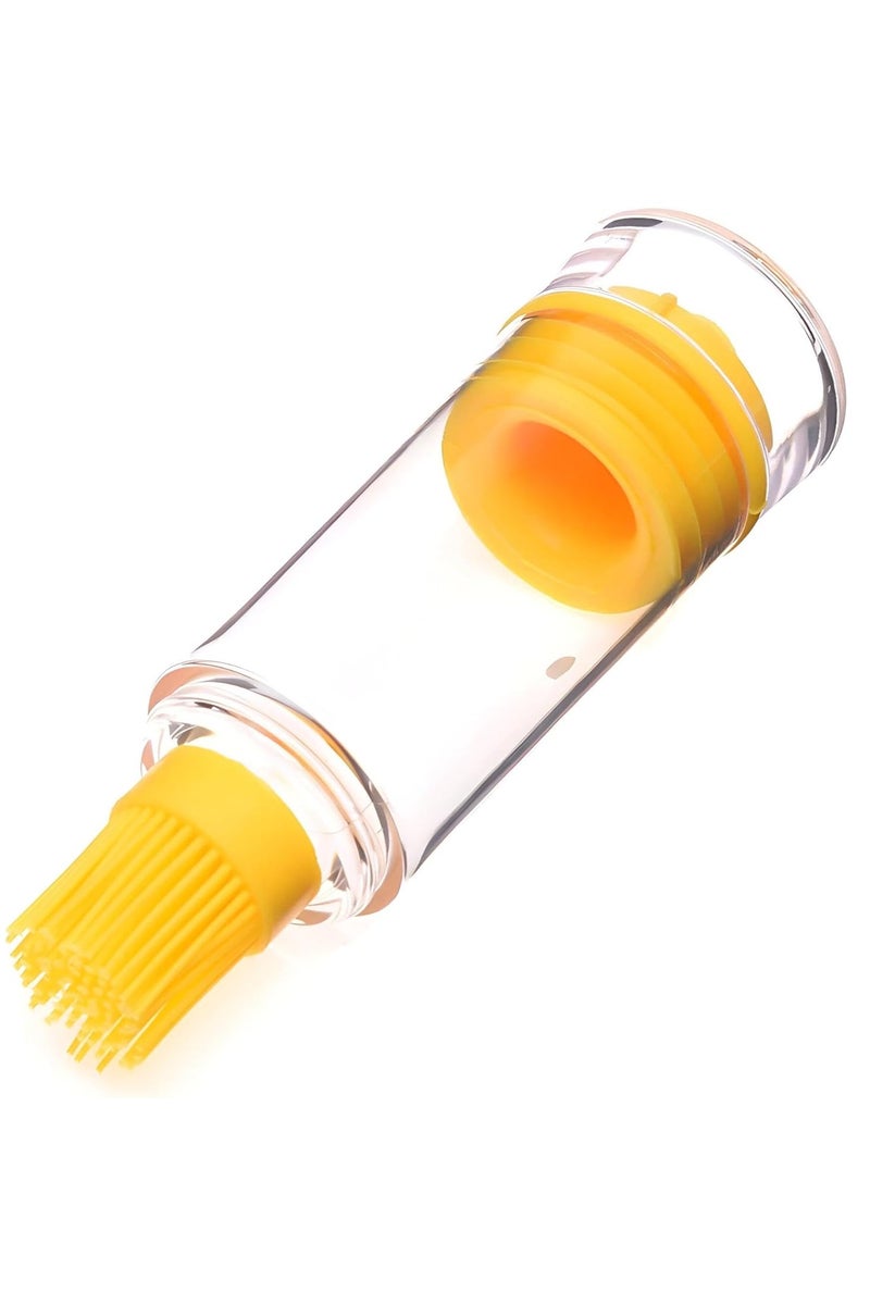 إيونتو زجاجة دهن سيليكون 3 في 1 مع فرشاة - موزع صلصة وزيت وشراب للشواء والطهي والخبز - Image 1