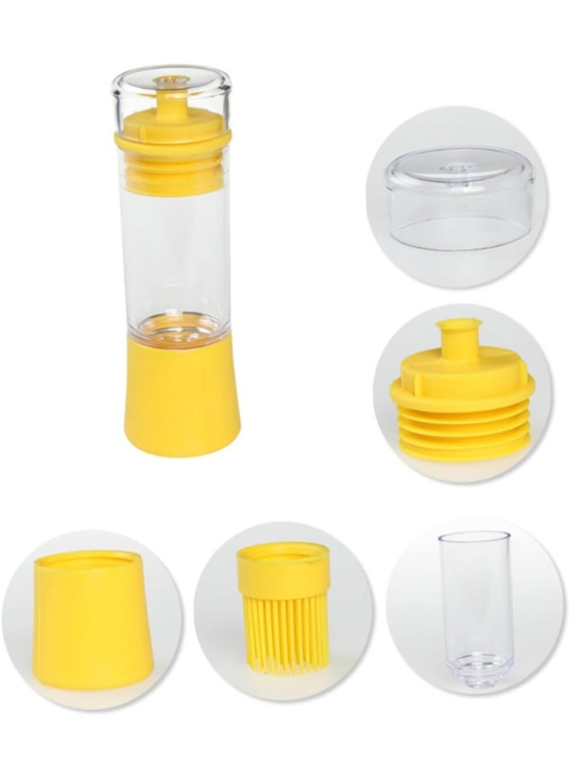 إيونتو زجاجة دهن سيليكون 3 في 1 مع فرشاة - موزع صلصة وزيت وشراب للشواء والطهي والخبز - Image 4