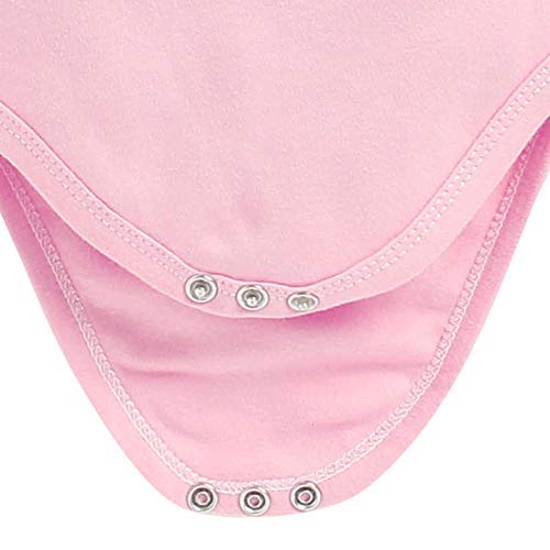 EIO� New Born Baby Romper Body Suits Jump Suit for Boys and Girls Set of 3 (3-6 Months, Pink) - Image 3