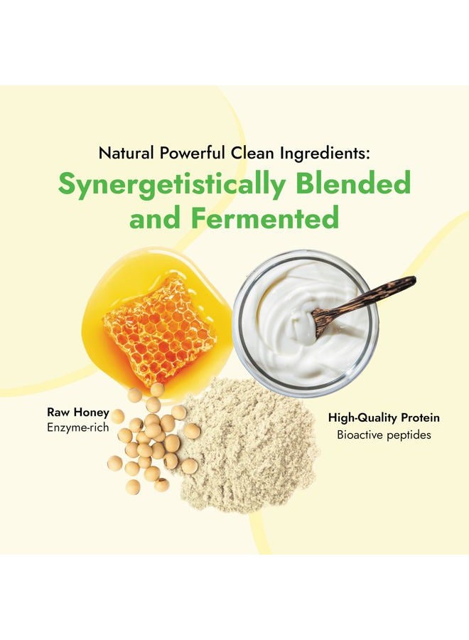 ALMASED Vanilla Meal Replacement Shake - Low-Glycemic High Plant Base Protein Powder- Nutritional Weight Health Support Supplement - Vanilla Flavor - 17.6 oz (1.1 Pound (1 Pack)) - Image 2