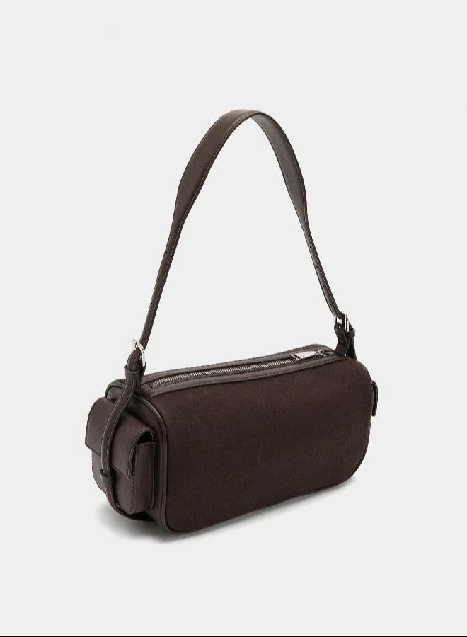 بارفوا حقيبة الكتف المستطيلة