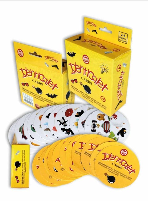 Circle Card Game - Identiclet Cards - A game of observation and concentration for kids and family