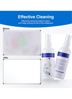 Opula 100ml Whiteboard Cleaner White Board Cleaning Spray Low Odor Dry Erase Board Cleaner with Cloth, Removes Stubborn Marks  - Image 4