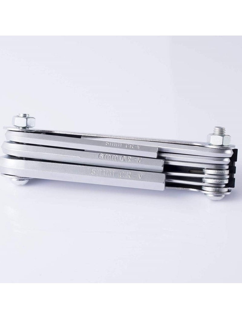 ABBASALI - Folding Allen Key Set Metric 8 Pieces - Image 1