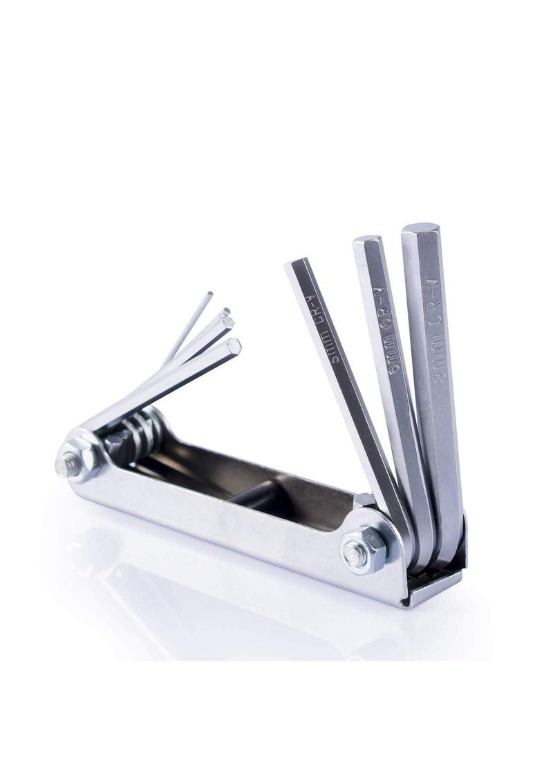 ABBASALI - Folding Allen Key Set Metric 8 Pieces - Image 1