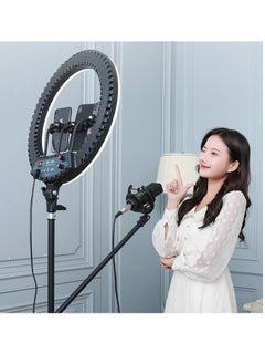 HQ HQ 18N Soft Ring Light with Tripod Stand for Selfie Makeup Live Stream and YouTube Video Dimmable LED Camera Light  - Image 4